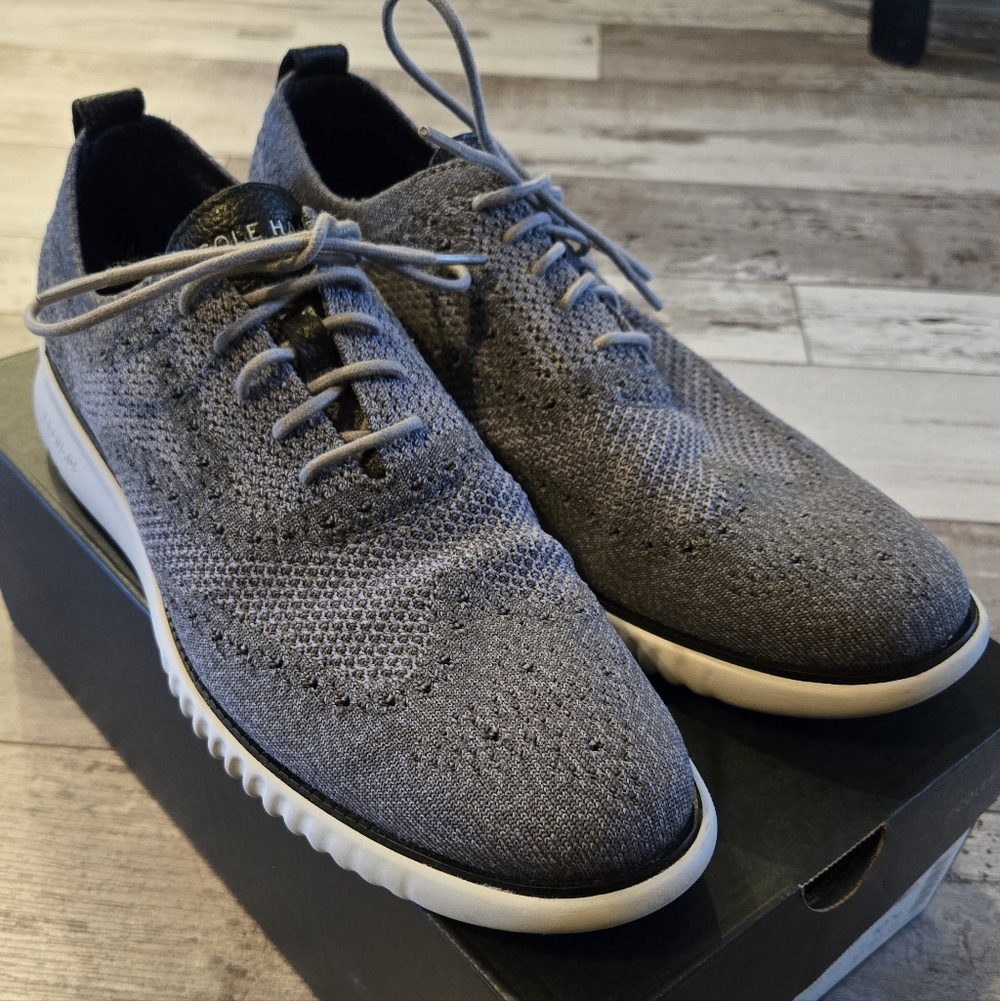 Cole Haan Men's Grey 2 ZEROGRAND Stitchlite Sneakers